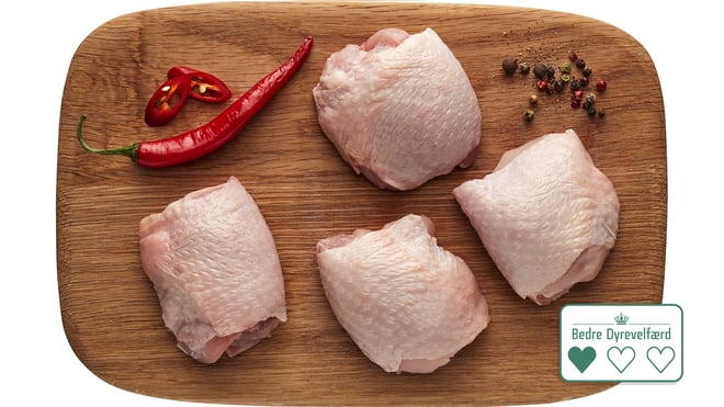 Overlårsfilet med skind 100%, ukal. 1-hjertet. Frost