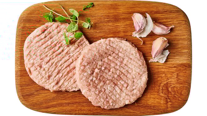 Burger af lårfilet 100%, 160 g. Frost
