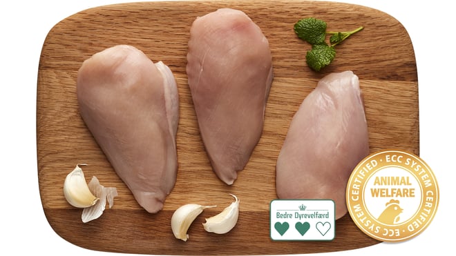 Brystfilet 100%, ukal. ECC. Frost