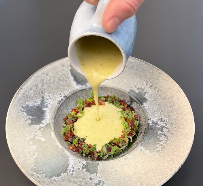 Kartoffel-porre suppe