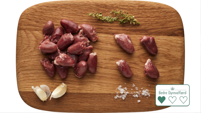 Hjerter, 400 g. 1-hjertet. Frost